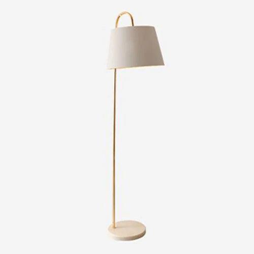 Modern White Minimalist Floor Lamp - Sleek Contemporary Design for Living Room, Bedroom, or Office Lighting - Energy Efficient LED Reading Light with Adjustable Brightness