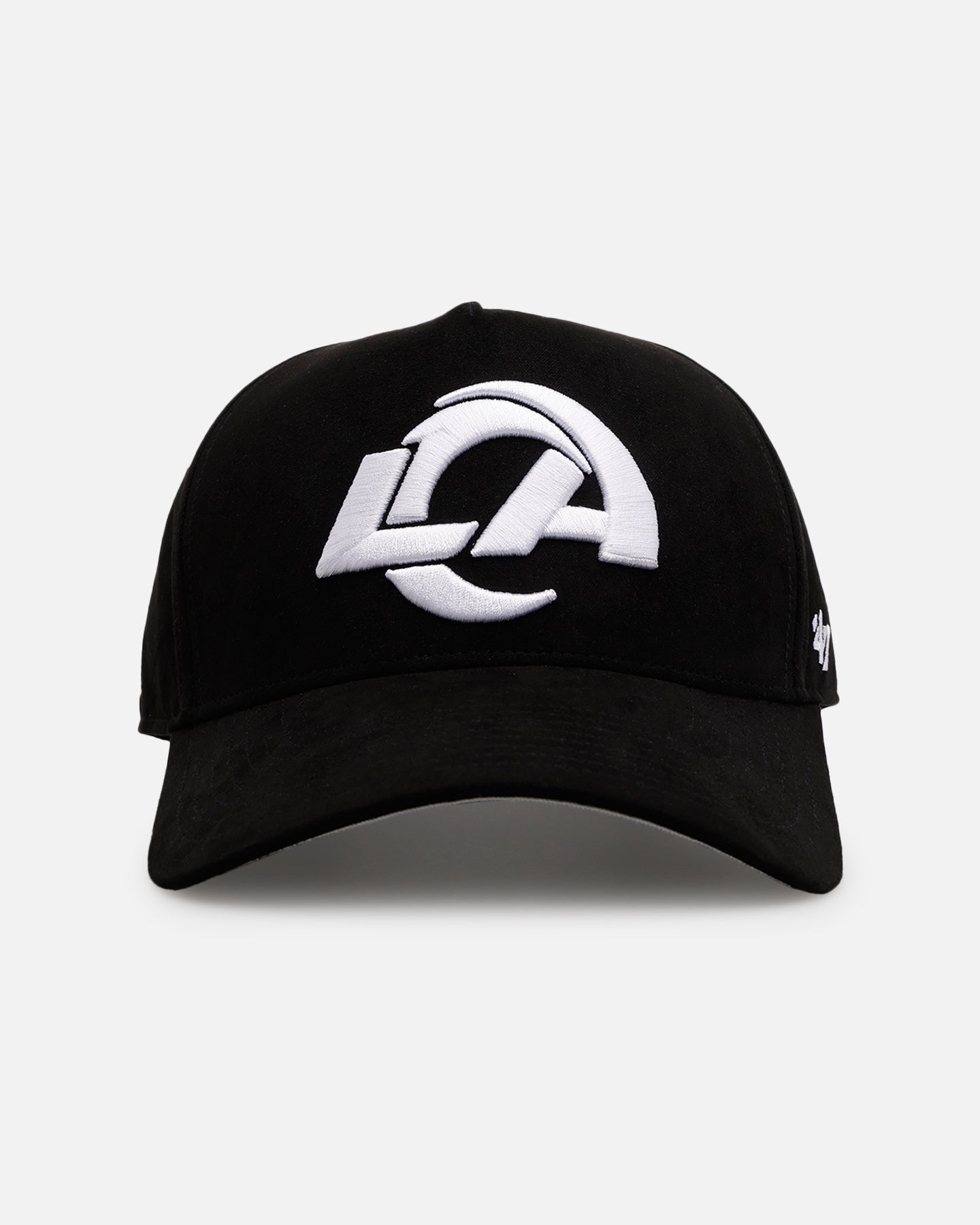 Los Angeles Rams 'Ultrasuede' 47 MVP Strapback Hat - Black & White Adjustable Snapback for NFL Fans & Game Day Outfits
