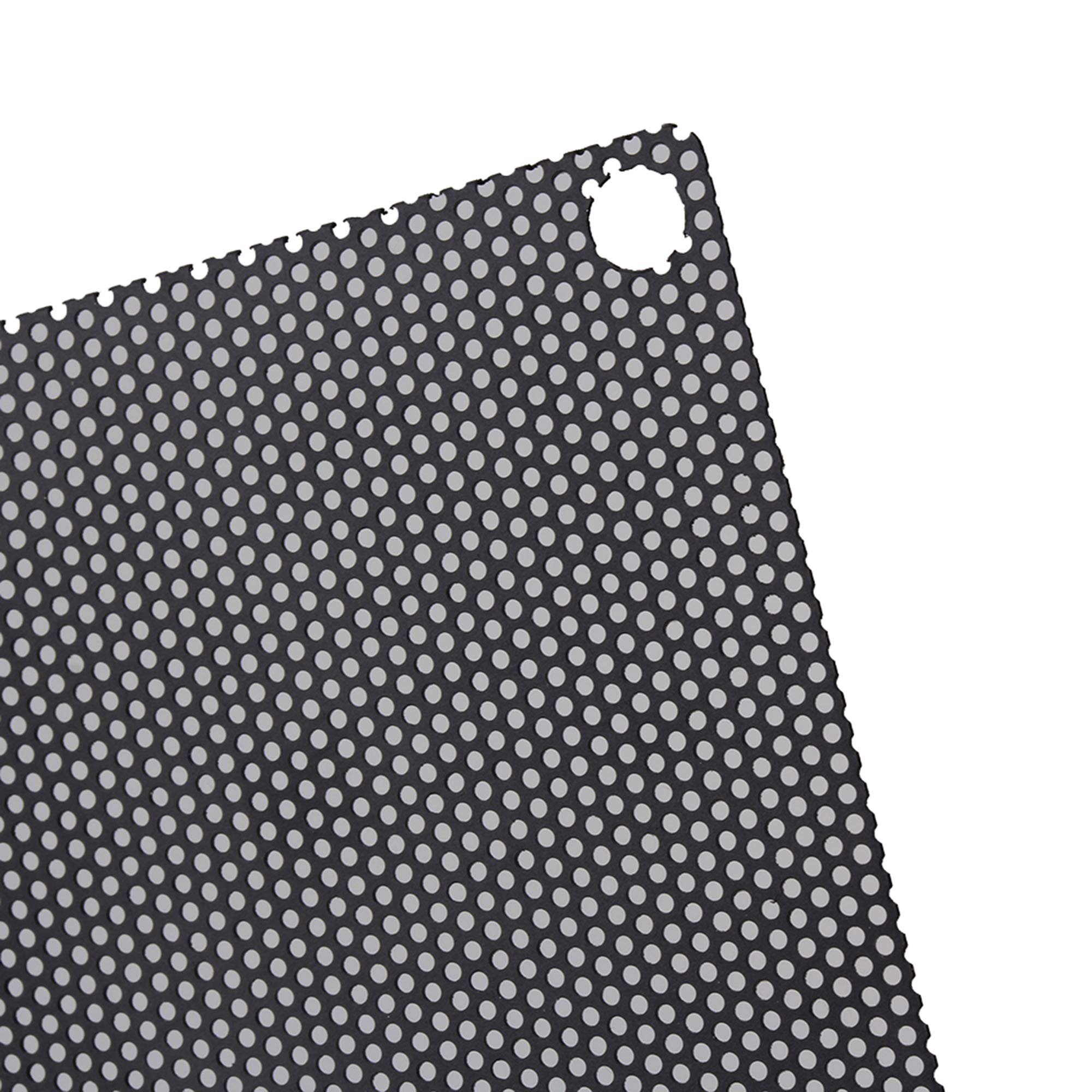 80mm Black PVC PC Fan with Filter Mesh - 10 Pack for Computer Case Cooling