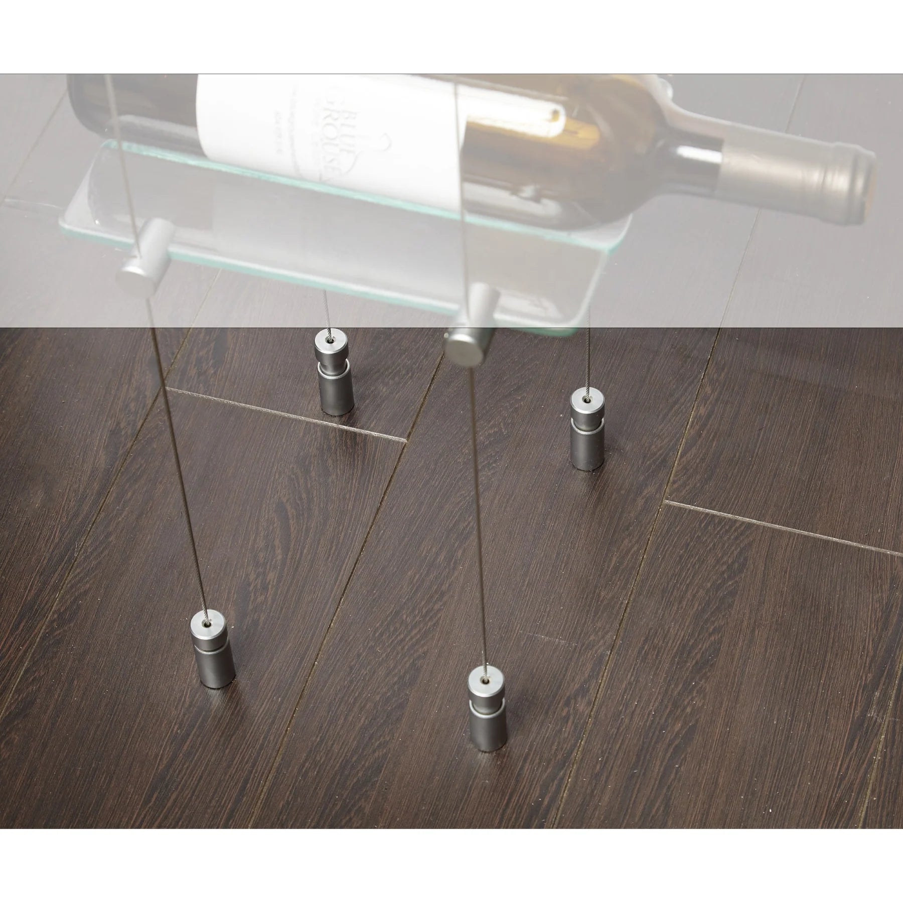 Premium Blue Grouse Cable Set for Float Wine Display System - No Bottle Cradles/Clips Included - Perfect for Wine Cellars, Bars & Upscale Retail Displays