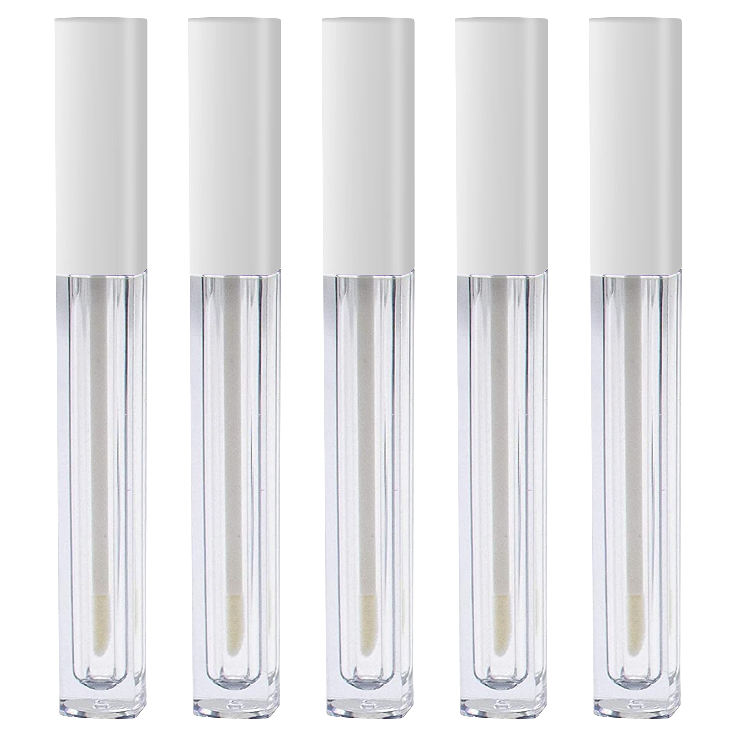 Zenvista 5ml Empty Cosmetic Containers - 10 Pack | Refillable Lip Gloss Tubes for Lipstick, Mascara, Liquid Eyeshadow & Lip Liner | DIY Makeup, Travel & Salon Use