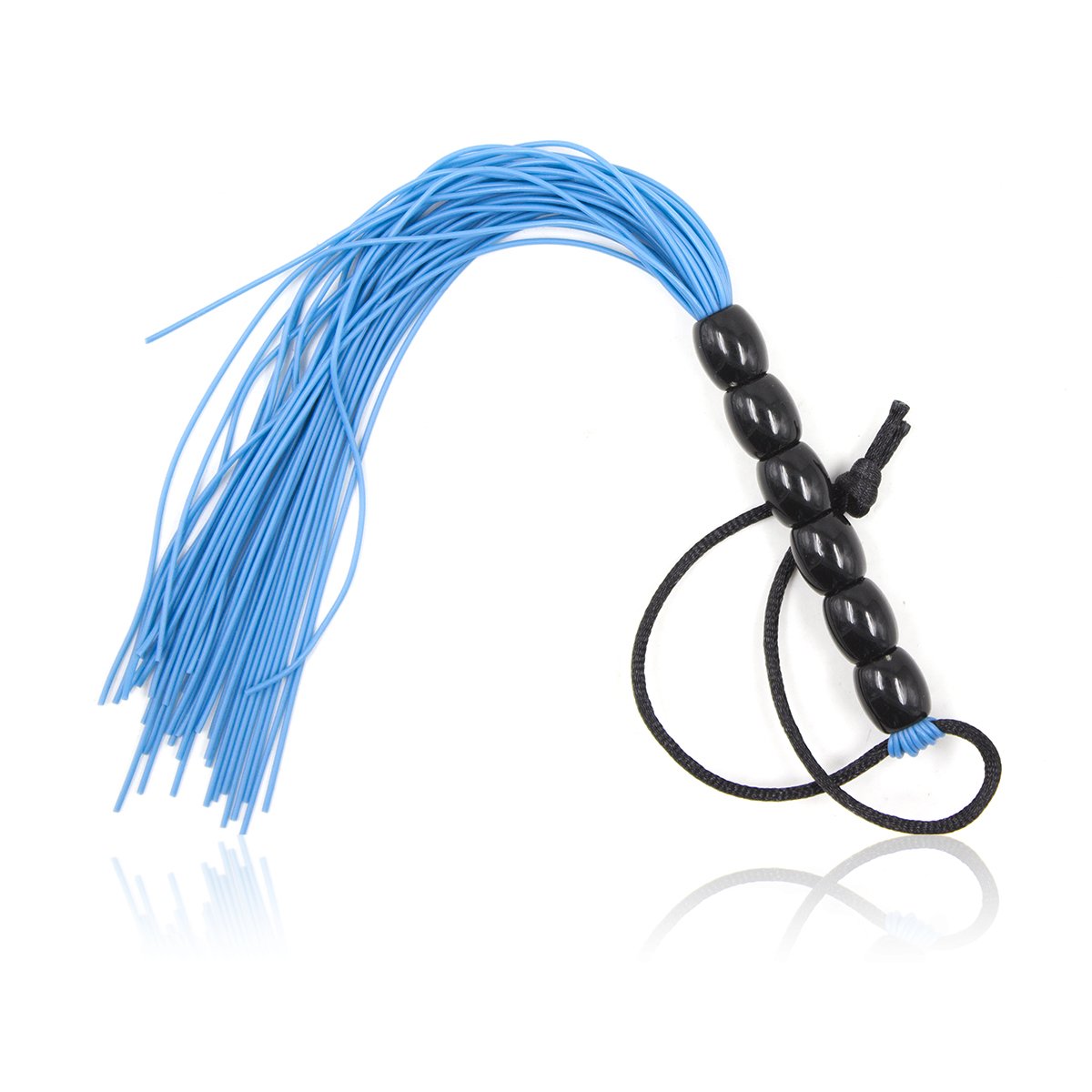 Mini Short Handle Rubber Whip Riding Crop - BDSM Spanking Paddle Set for Couples (Blue) | Sensual Play, Roleplay & Adult Bondage Toys for Enhanced Intimacy