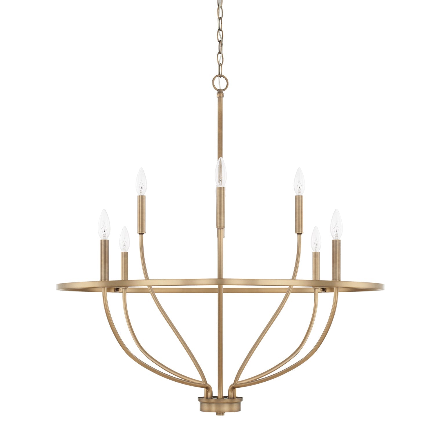 Capital Lighting 8-Light Chandelier - Elegant Crystal Ceiling Light Fixture for Dining Room, Living Room & Bedroom Decor