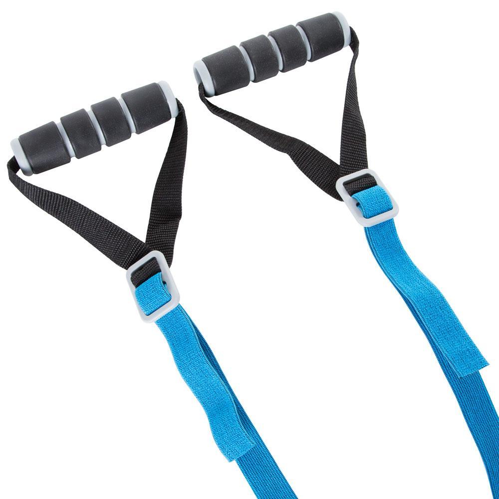 66Fit Multi Adjustable Exercise Band Set - 5 Resistance Levels for Home Workouts, Strength Training, Yoga & Physical Therapy - Perfect for Gym, Travel & Rehabilitation