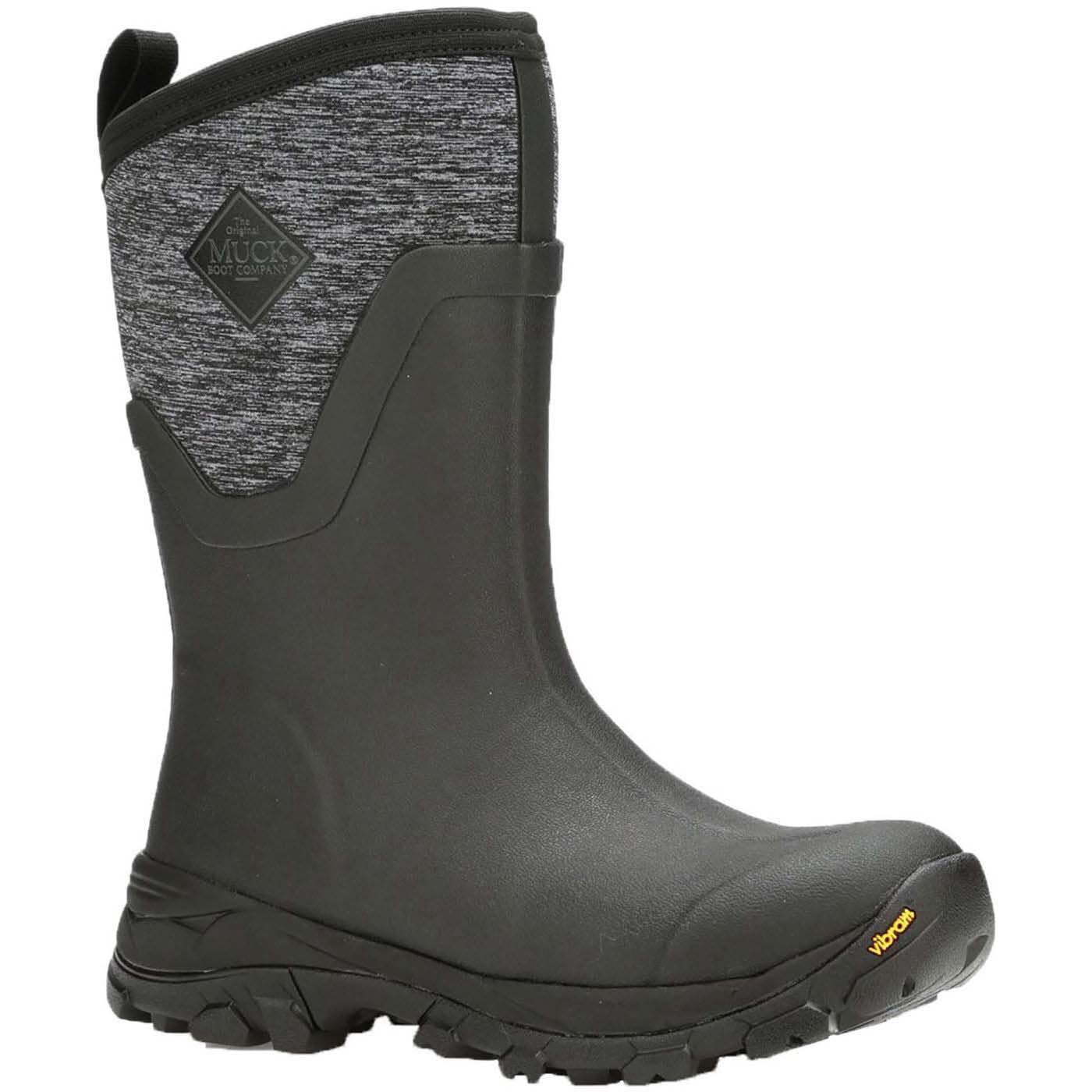 MUCK Women's Arctic Ice Agat Waterproof Winter Boots - Lightweight Insulated Mid-Calf Rubber Rain Boots for Snow, Rain & Cold Weather - Perfect for Hiking, Farming & Outdoor Activities