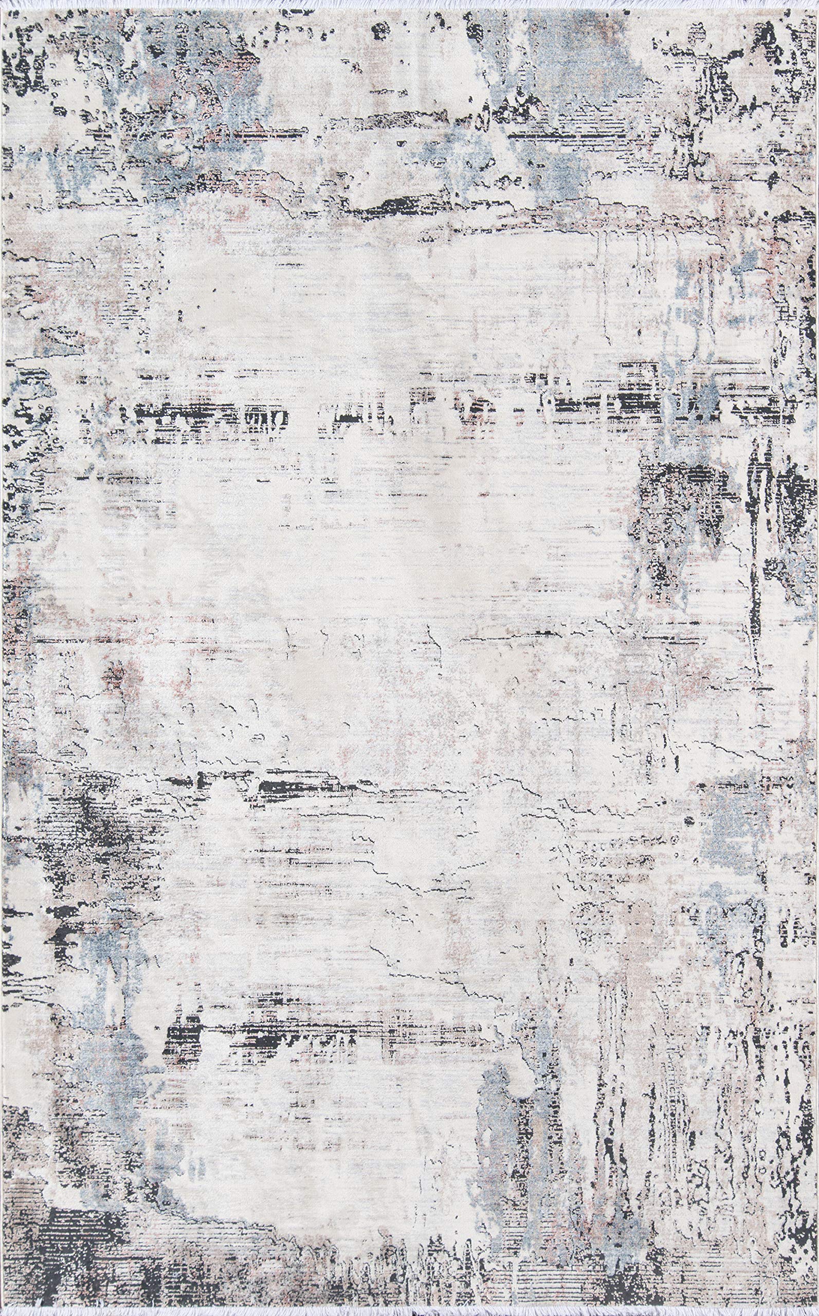 Nolita Rugs Josee 5' x 8' Viscose Polyester Blend Multi-Color Area Rug - Perfect for Living Room, Bedroom & Home Decor