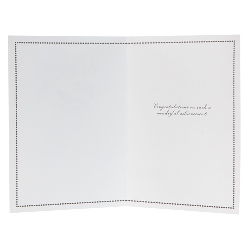 Hallmark Graduation Card - 3D Contemporary Design, Medium Size - Perfect for High School & College Graduation Gifts