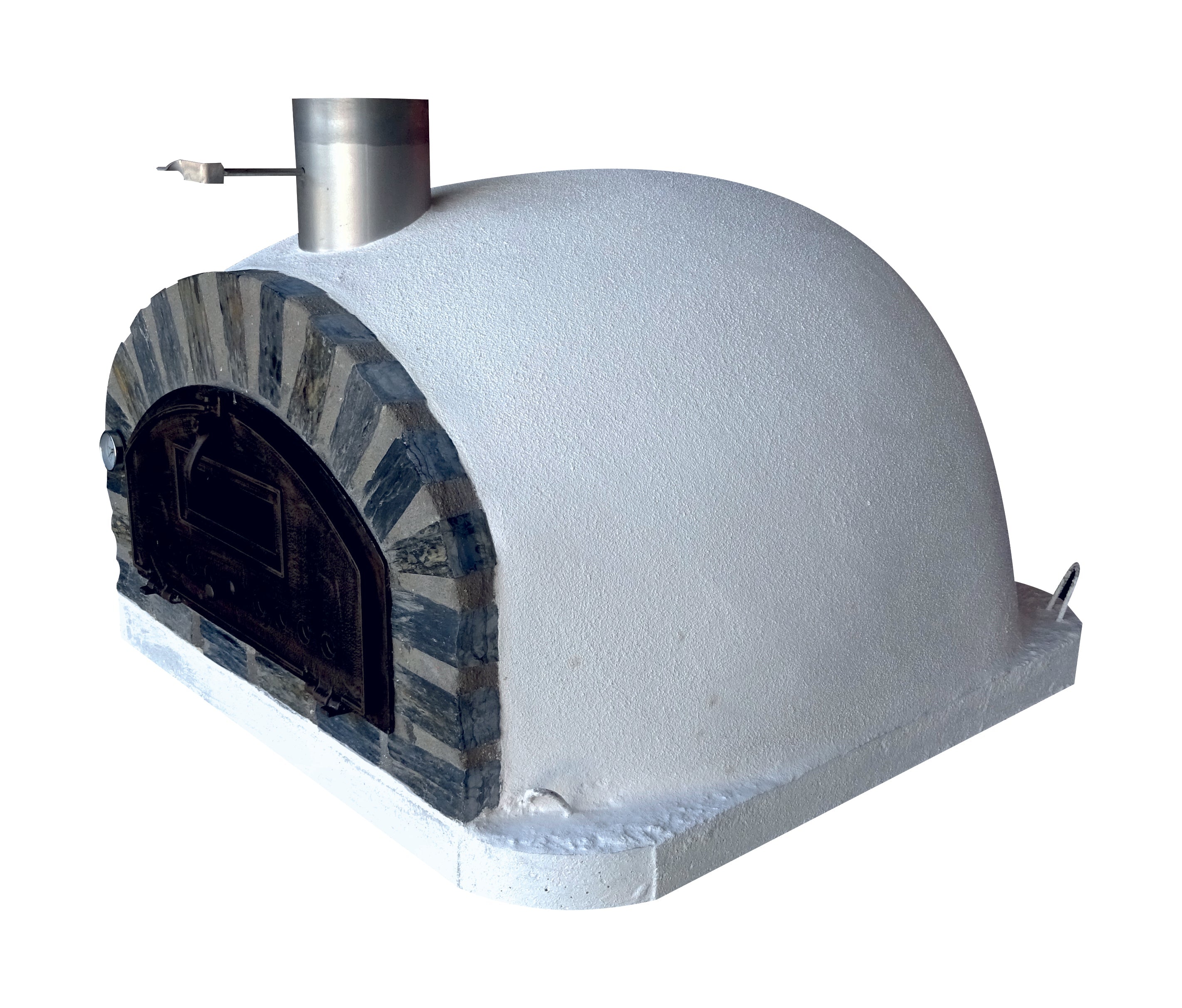 Premium PIZZAIOLI Pizza Oven Stone Arch - Hybrid Outdoor Pizza Oven for Backyard, Patio & Restaurant Use - Perfect for Wood Fired & Gas Cooking