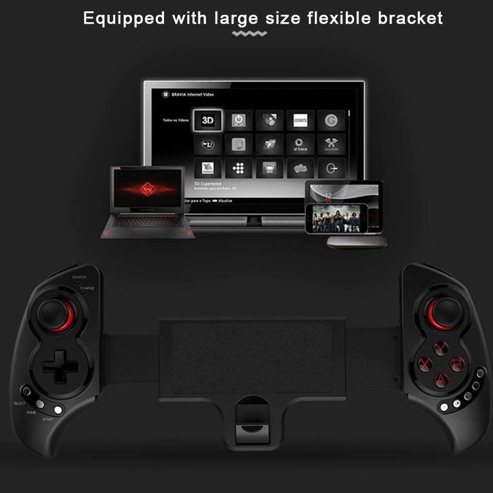 Wireless Bluetooth Game Controller - Telescopic Mobile Phone Gamepad Joystick for Android/iOS, Compatible with Smartphone/Tablet/PC - Perfect for Gaming on the Go, Travel & Home Entertainment