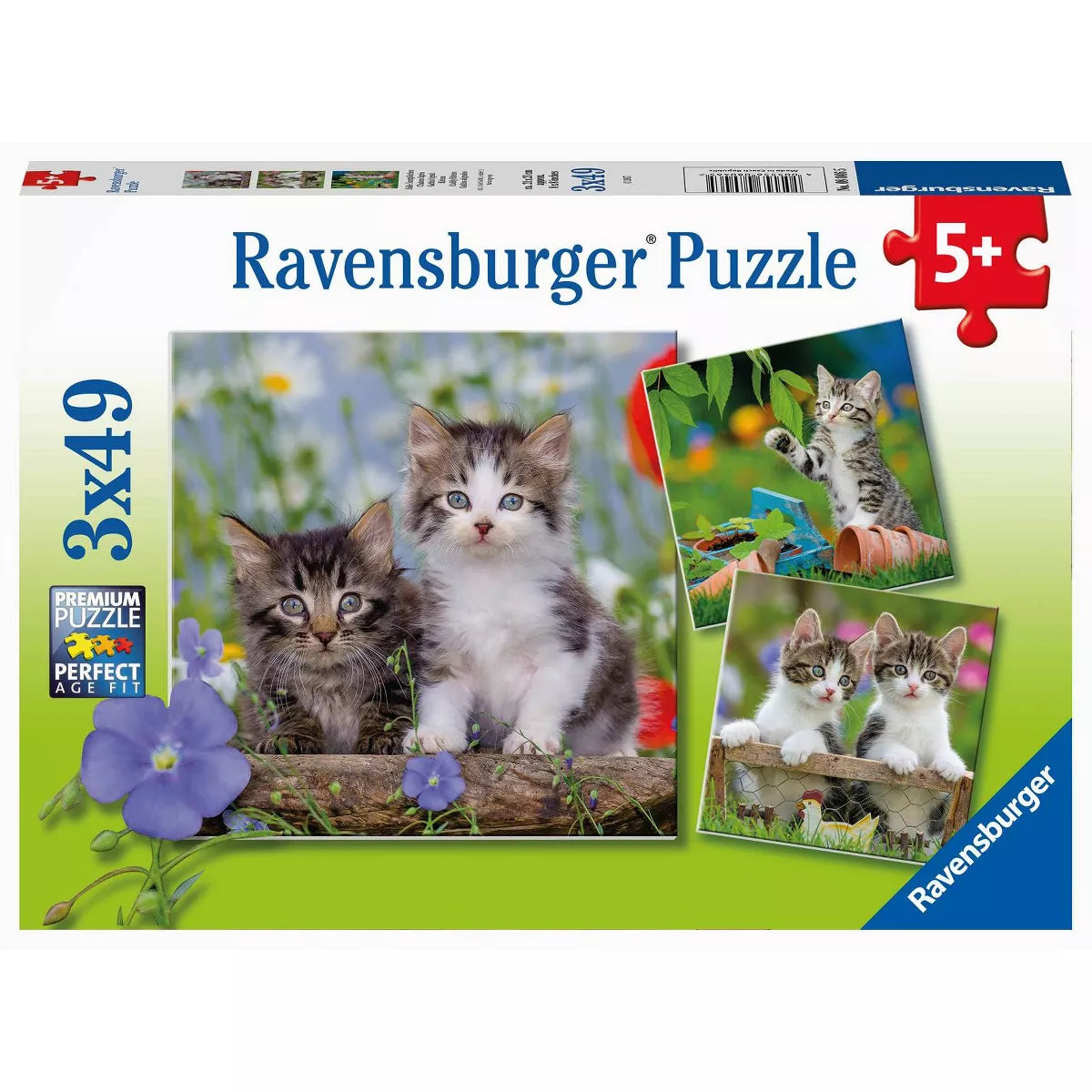 Cute Kittens Jigsaw Puzzle - 147 Piece 3D Animal Puzzle for Kids & Adults - Perfect for Family Game Night & Educational Playtime