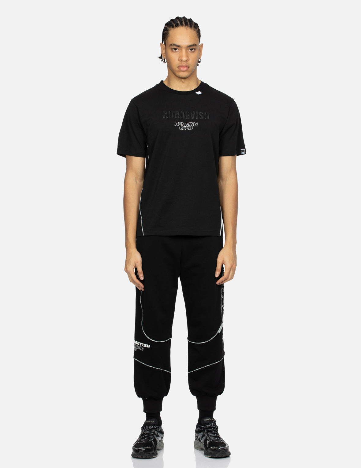 Reflective Strapped 3D Kamon Print Regular Fit T-Shirt for Men - Comfortable Casual Wear for Street Fashion & Night Running