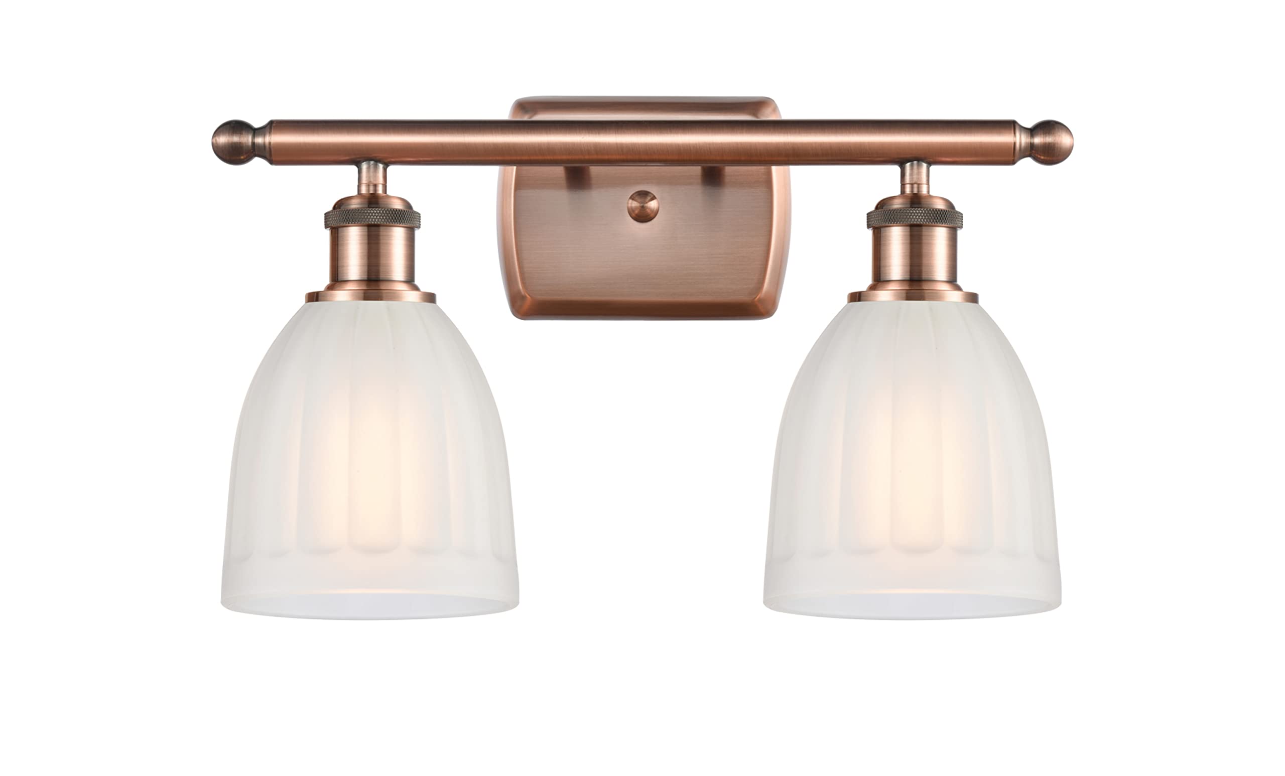 Innovations Lighting 516-2W-AC-G441 Brookfield 2-Light Bathroom Vanity Light - Ballston Collection - Perfect for Modern Bathroom Makeovers & Spa-Inspired Decor