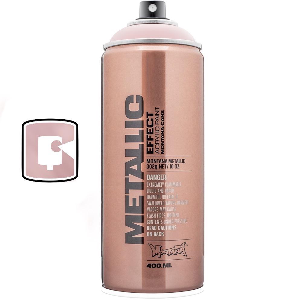 Montana Metallic 400ML Spray Paint Can - Premium Aerosol Paint for DIY Crafts, Automotive Touch-Ups & Home Decor Projects