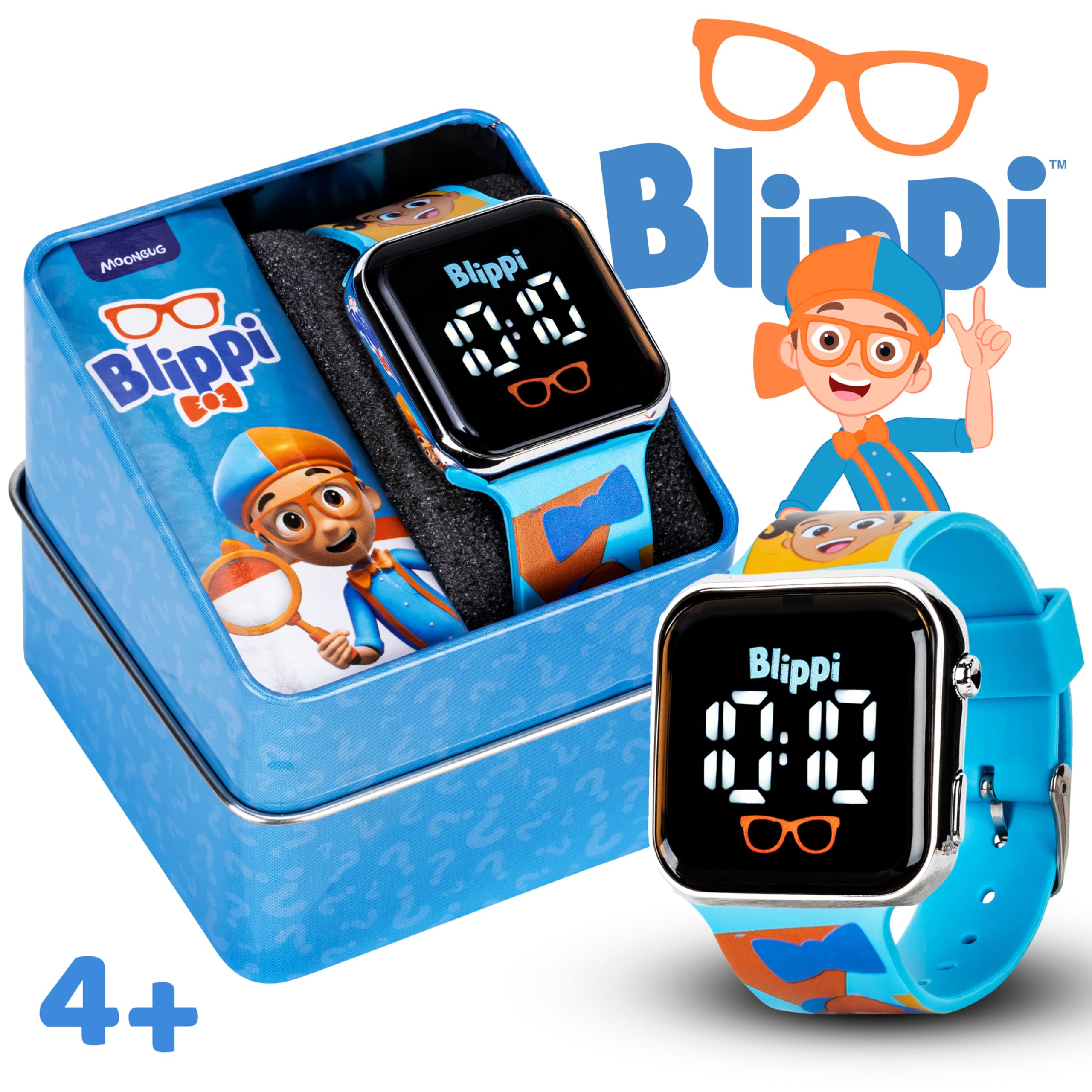 Blippi Kids LED Watch - Educational Interactive Watch for Learning & Play