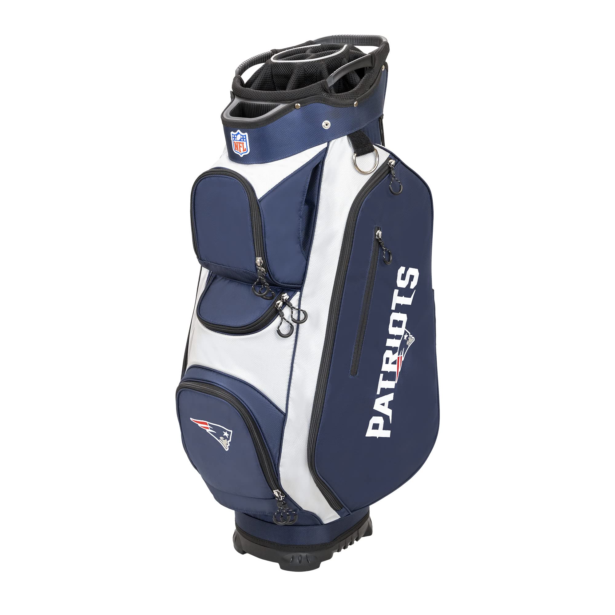 Wilson NFL Officially Licensed Golf Bag - Lightweight Cart & Carry Bag for Men, Perfect for Golf Courses & Driving Range Practice