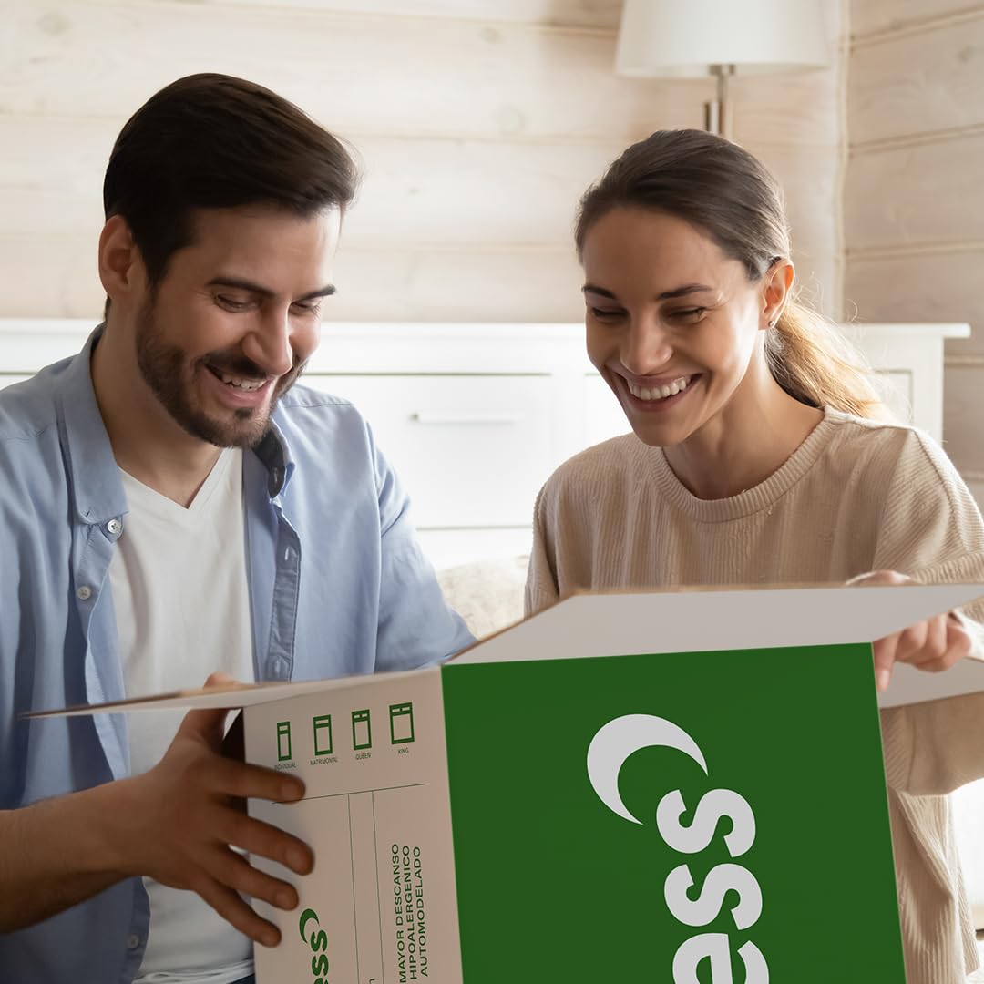 Premium Green Tea Infused Full-Size Mattress with Cooling Foam Plus & High-Density Rubber Foam Core - Perfect for Hot Sleepers & Eco-Friendly Bedrooms