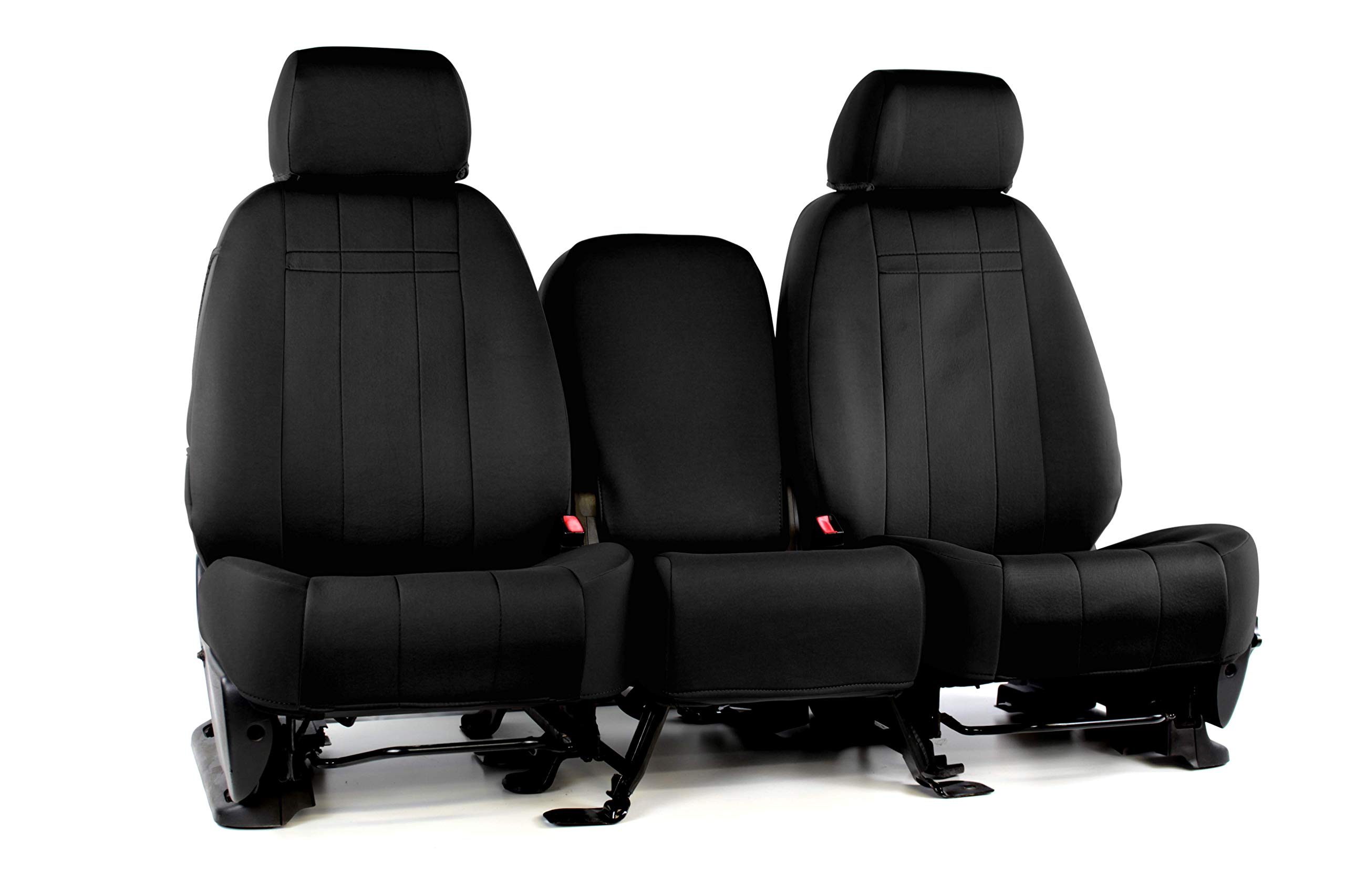 Custom Neoprene Seat Covers for GMC Sierra 1500 (2019) - Black 40/20/40 Bench with Console Opening | Durable, Water-Resistant & Perfect for Work Trucks, Off-Roading & Daily Commutes