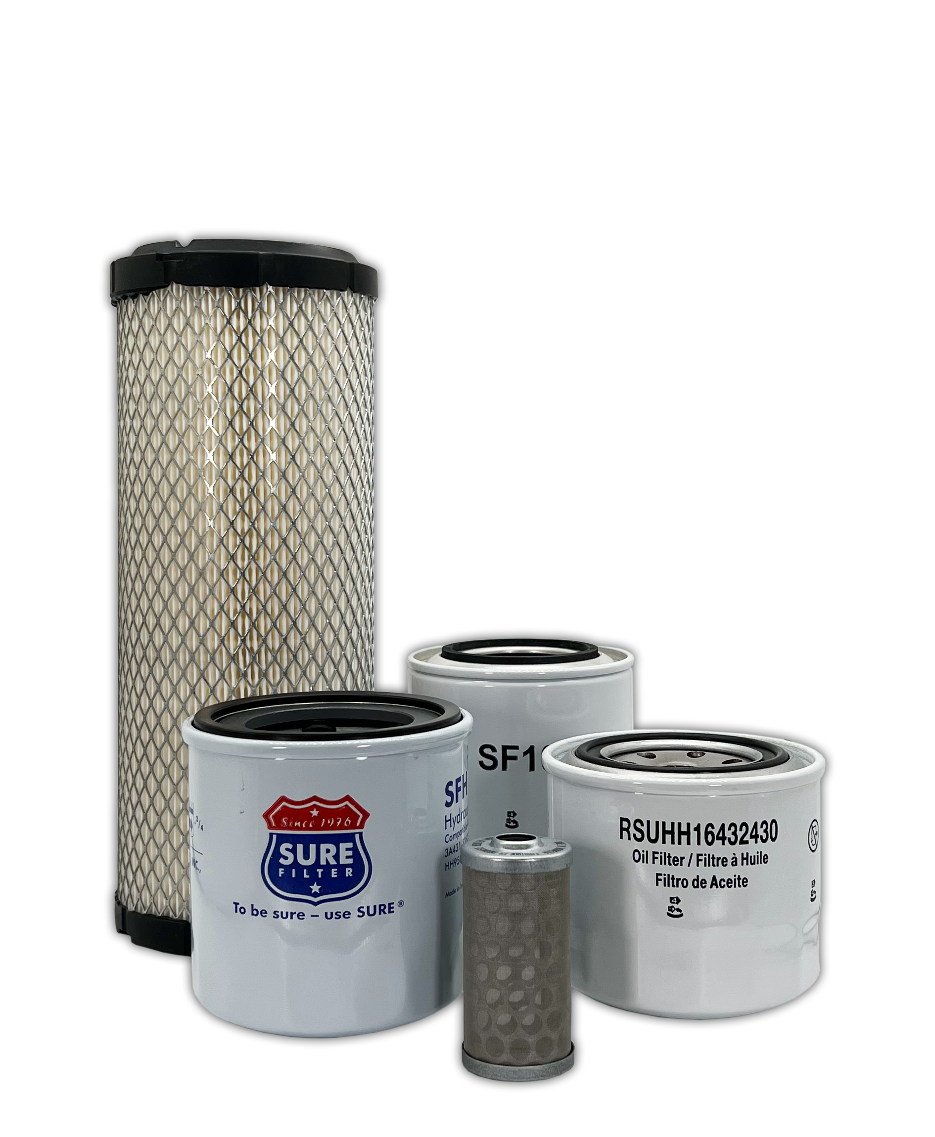 Kubota L3301F Tractor Maintenance Filter Kit - HERO® Replacement Air Oil Fuel Filters for Kubota L3301 Tractor - Perfect for Farm Equipment Maintenance & Tractor Servicing