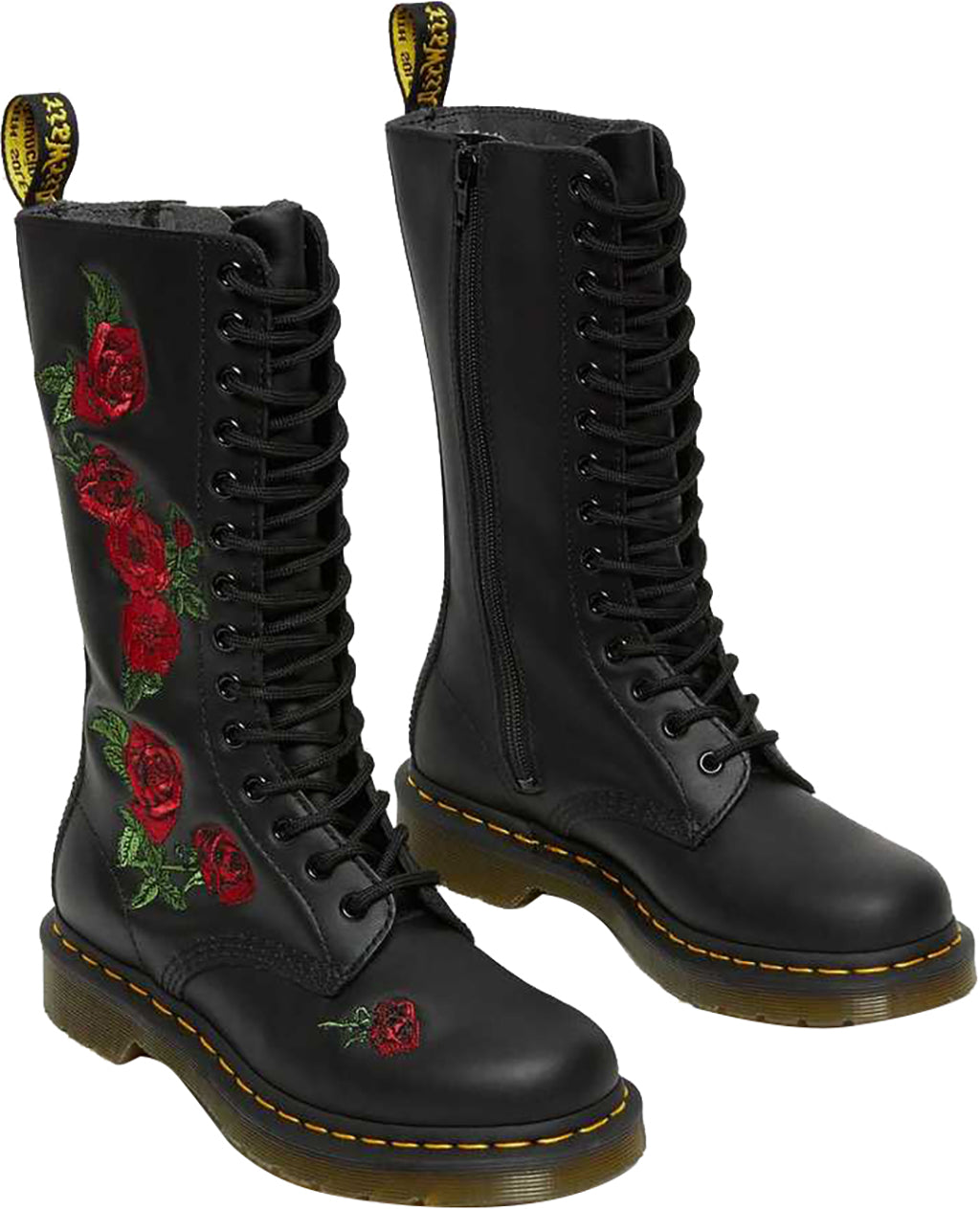 1914 Vonda Leather Mid Calf Boots for Women - Genuine Leather Ankle Boots with Side Zipper - Comfortable Casual & Dress Booties for Fall Winter Fashion, Office Wear and Night Out