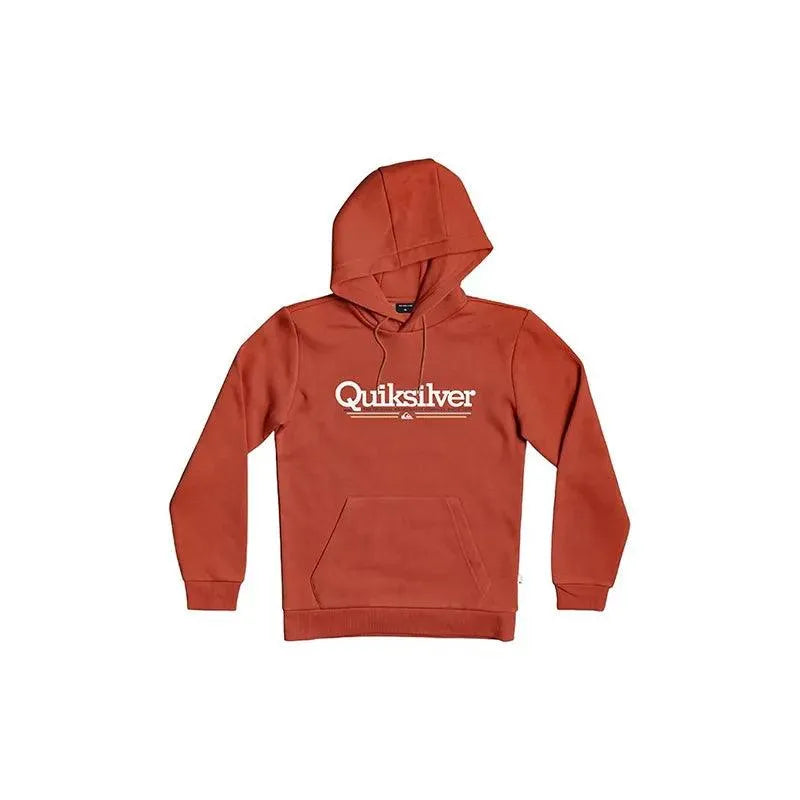 Quiksilver Boys' Tropical Lines Red Hoodie - Comfortable & Stylish Kids' Pullover for Outdoor Adventures & Casual Wear
