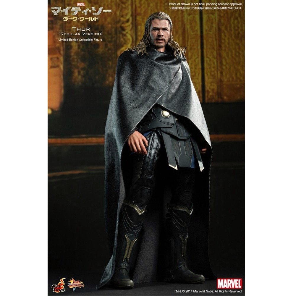 Hot Toys Thor The Dark World 1/6 Scale Collectible Figure - Marvel Movie Action Figure for Display & Collection - Perfect for Superhero Fans & Collectors
