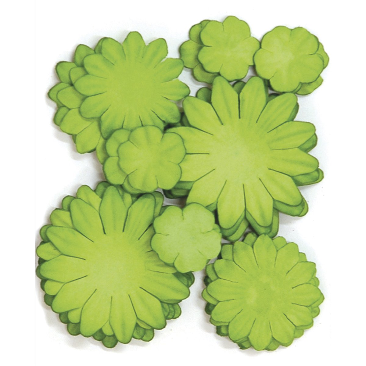 Kaisercraft Sweet Pea Paper Flowers Assortment - Handmade Floral Decor for Scrapbooking, Wedding, Home & Party Decoration