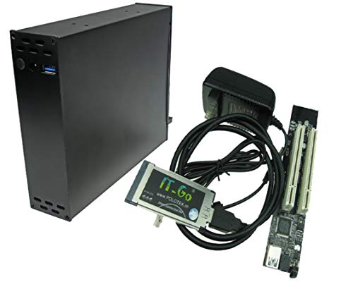 Express Card to 2 PCI Slots Adapter - 34mm/54mm Laptop Expansion for PCI Sound Cards & Serial Parallel Cards | Perfect for Audio Production & Legacy Device Connectivity