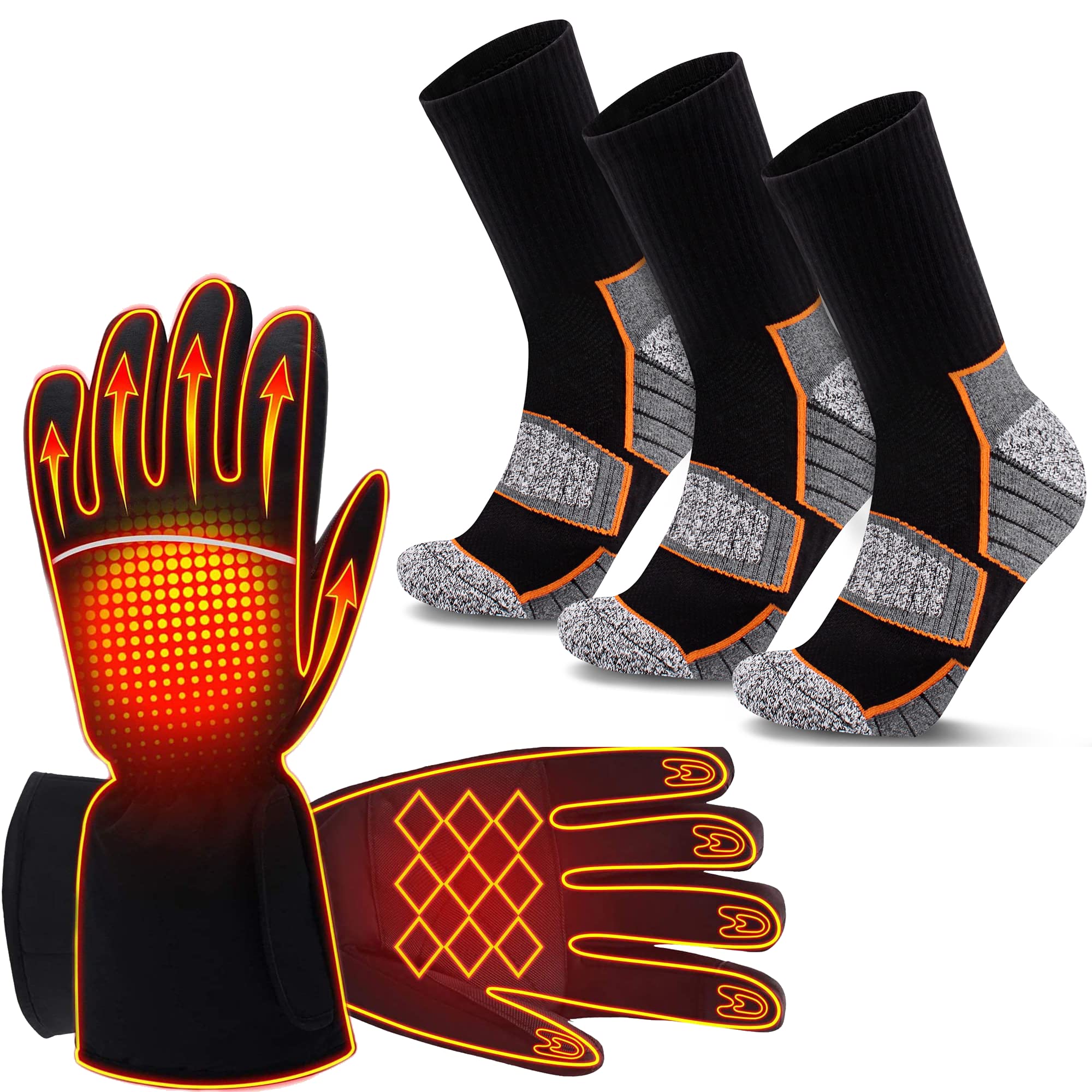 **Rabbitroom Unisex Hiking Socks - Breathable Soft Non-Slip Cushioned Crew Running Socks for Men & Women - Perfect for Outdoor, Indoor Sports, Hiking, Jogging & Gym Workouts**