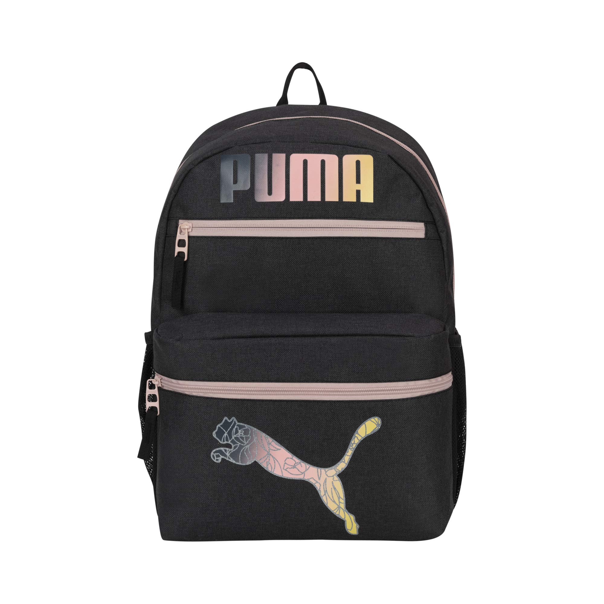 PUMA Kids' Meridian Backpack - Lightweight School Backpack for Boys & Girls, Water-Resistant Bookbag with Multiple Pockets - Perfect for School, Travel & Daily Use