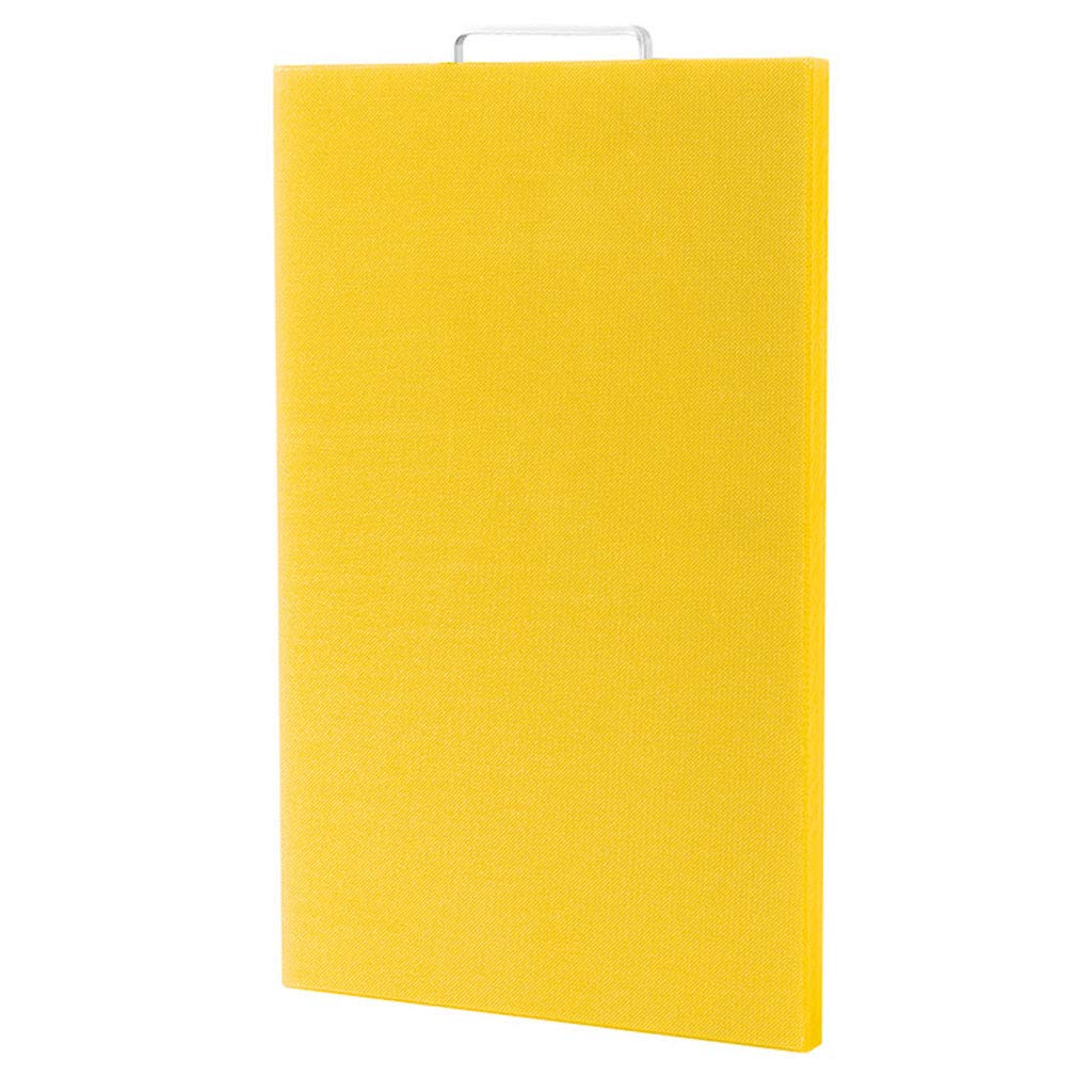 Premium Thick Plastic Cutting Board - 60x40x3cm Large PE Chopping Board for Kitchen - Durable Non-Slip Yellow Cutting Board for Meat, Vegetables & Fruits - Perfect for Home Cooking & Professional Chefs