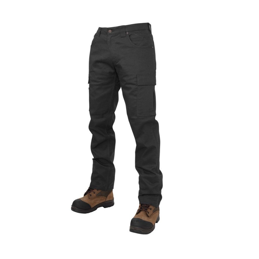 Tough Duck Women’s 360° Stretch Waist Cargo Work Pants WP10 - Black | Durable & Comfortable Workwear for Construction, Landscaping & Outdoor Jobs