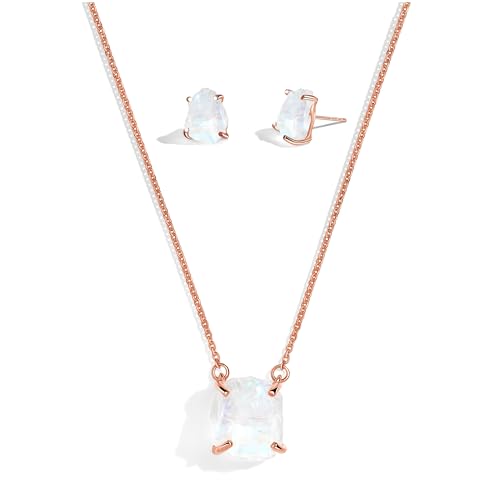 Rose Gold Moonstone Gift Set - She's One Of A Kind