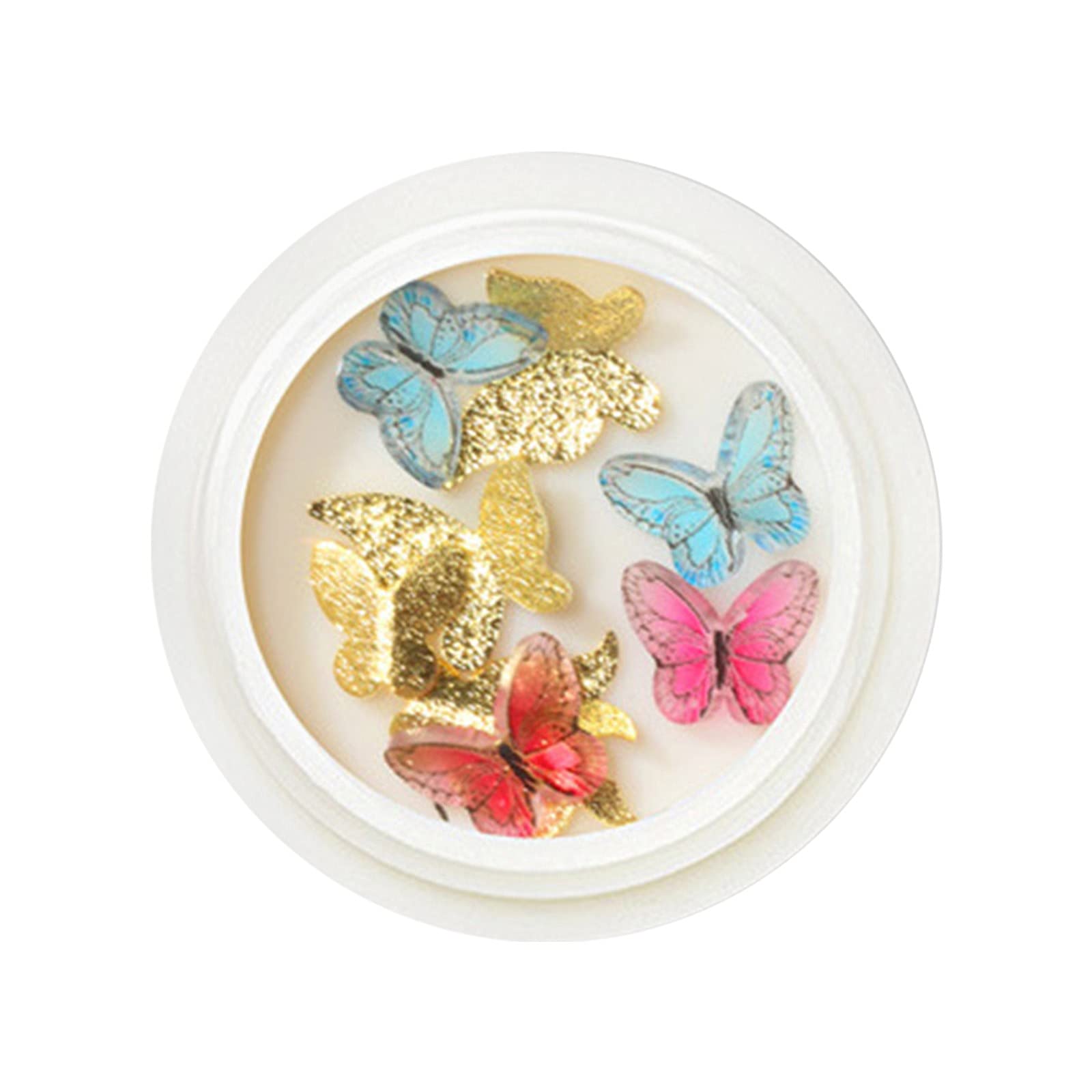 3D Rhinestone Nail Art Beads - Crystals & Glitter Meta Whip for Nail Decoration - Perfect for DIY Nail Art, Manicures & Party Nail Designs (Size C, One Size)
