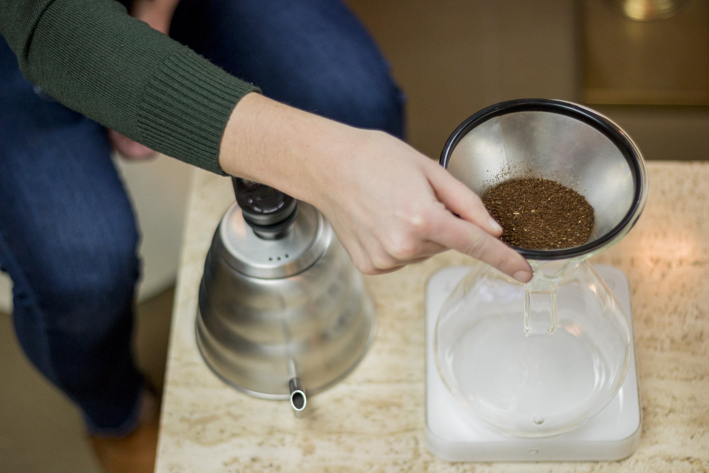 Premium KONE Coffee Filter - Reusable Stainless Steel Pour Over Cone for Drip Brewing - Perfect for Home, Office & Camping Coffee Lovers