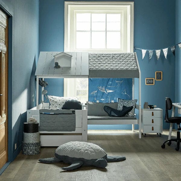 Ocean Life Themed Bed Canopy Fabric - Breathable & Soft Kids Room Decor for Cozy Sleeping & Playtime Adventures