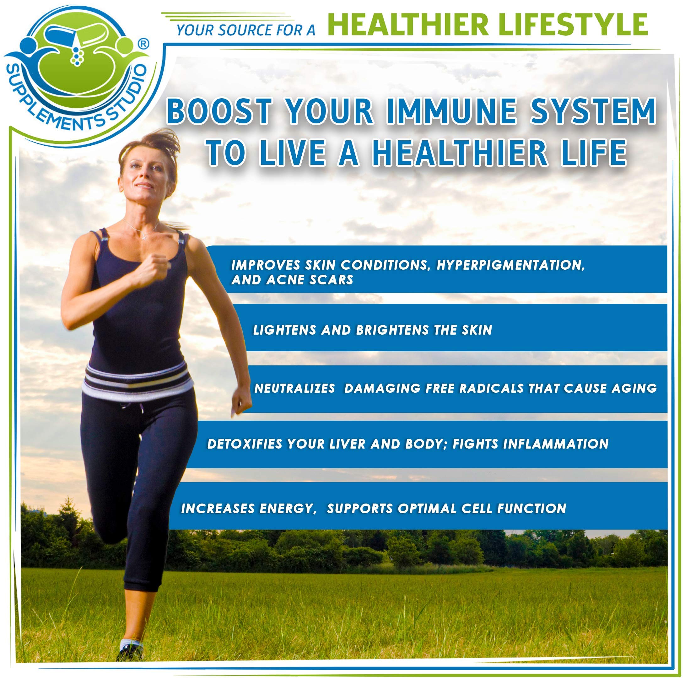 SUPPLEMENTS STUDIO Whole Food Multivitamin - Iron-Free with Liposomal Glutathione & DIM for Hormonal Balance | Optimal Multisystem Support & Master Antioxidant | Daily Wellness & Immune Boost for Active Lifestyles