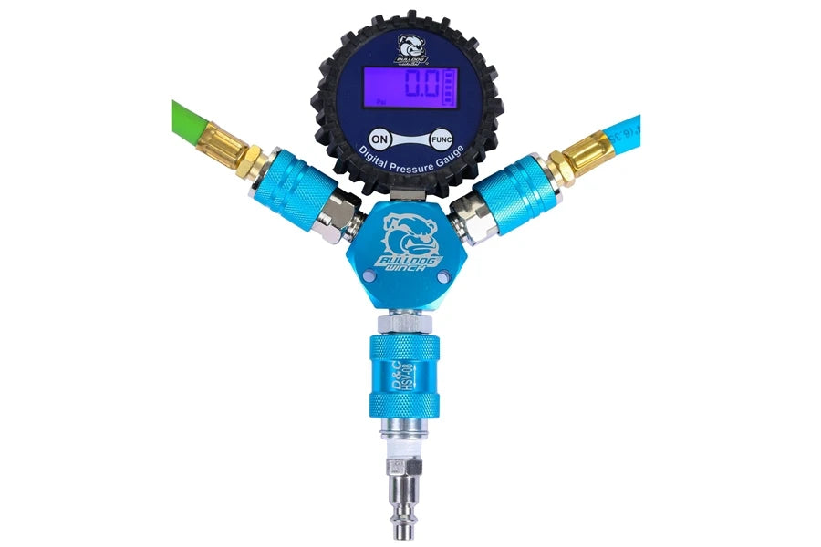 Bulldog Winch 4 Tire Inflation Deflation System - Heavy Duty Air Compressor Kit for Off-Road Vehicles, Trucks & SUVs - Perfect for Off-Roading, Camping & Emergency Tire Repair