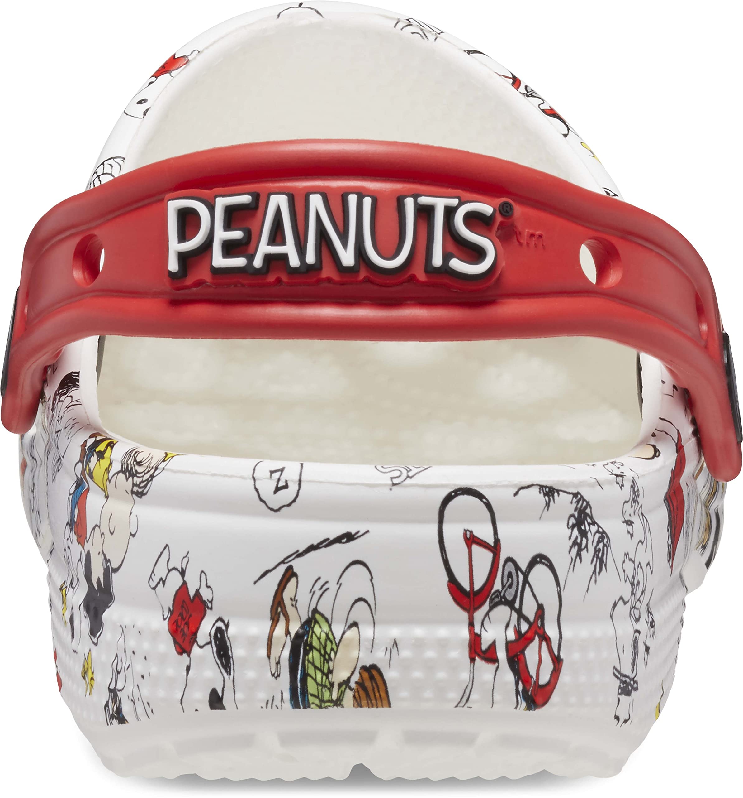 Crocs Unisex-Child Classic Peanuts Snoopy Clog | Lightweight Comfortable Slip-On Shoes for Kids | Perfect for School, Playtime & Outdoor Activities