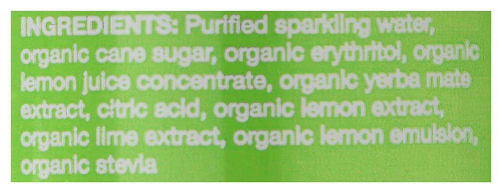 Clean Cause Yerba Mate Energy Drink - Lemon Lime Flavor, 16oz Cans | Natural Caffeine Boost for Workouts, Focus & Daily Energy | Vegan, Gluten-Free, Organic