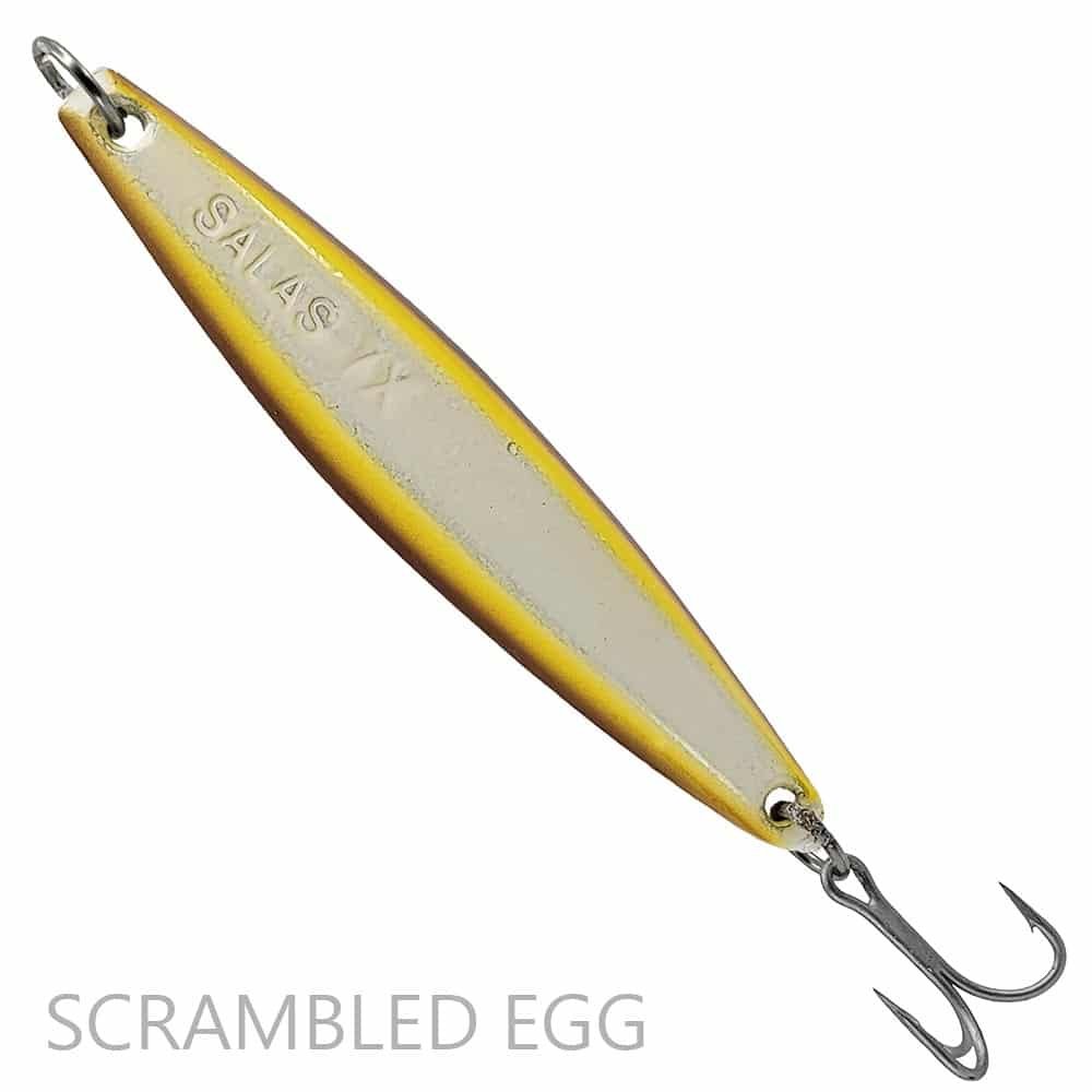Salas 7X Light Surface Iron Jigs - Premium Saltwater Fishing Lures for Tuna, Yellowtail & Calico Bass - Perfect for Offshore & Inshore Fishing Trips