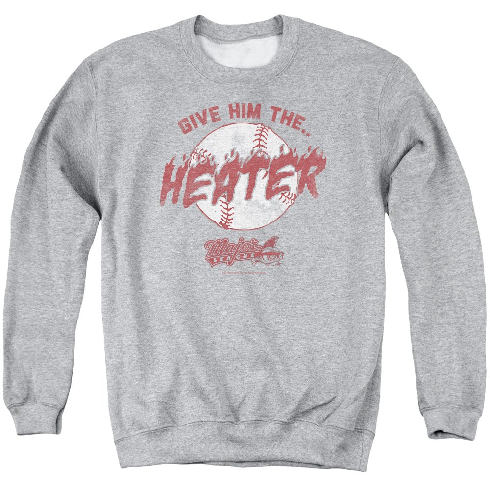Major League The Heater Unisex Crewneck Sweatshirt for Men & Women - Comfortable Casual Wear for Sports Fans, Street Style & Lounge
