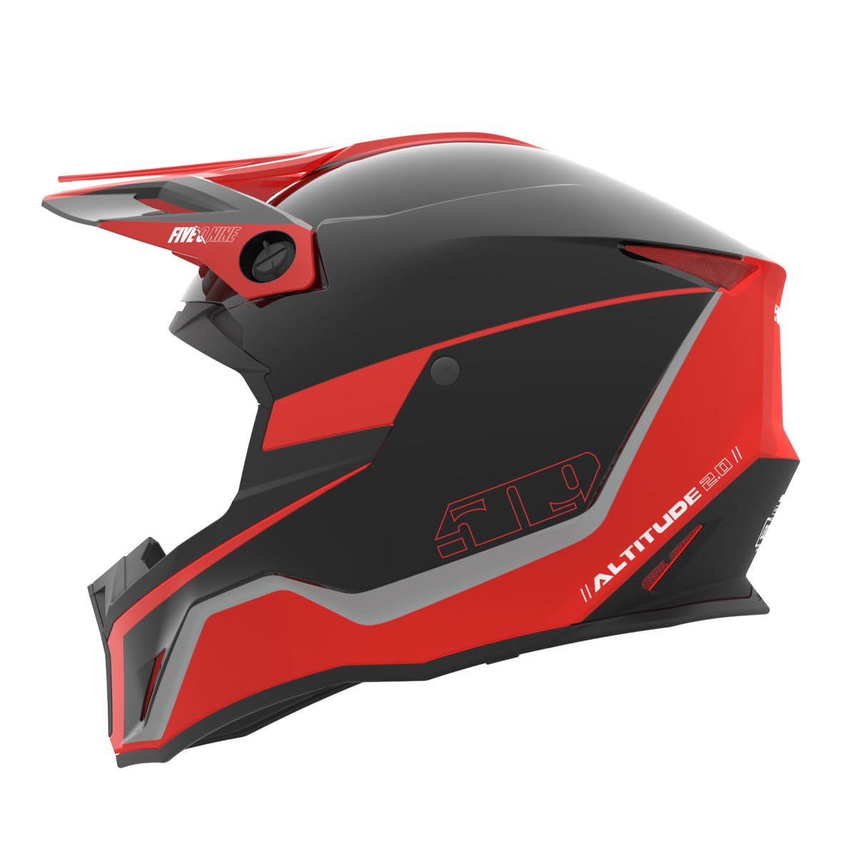 509 Altitude 2.0 Snowmobile Helmet - Lightweight & Durable Winter Sports Gear for Snowmobiling, Skiing & ATV Riding - DOT Certified for Safety
