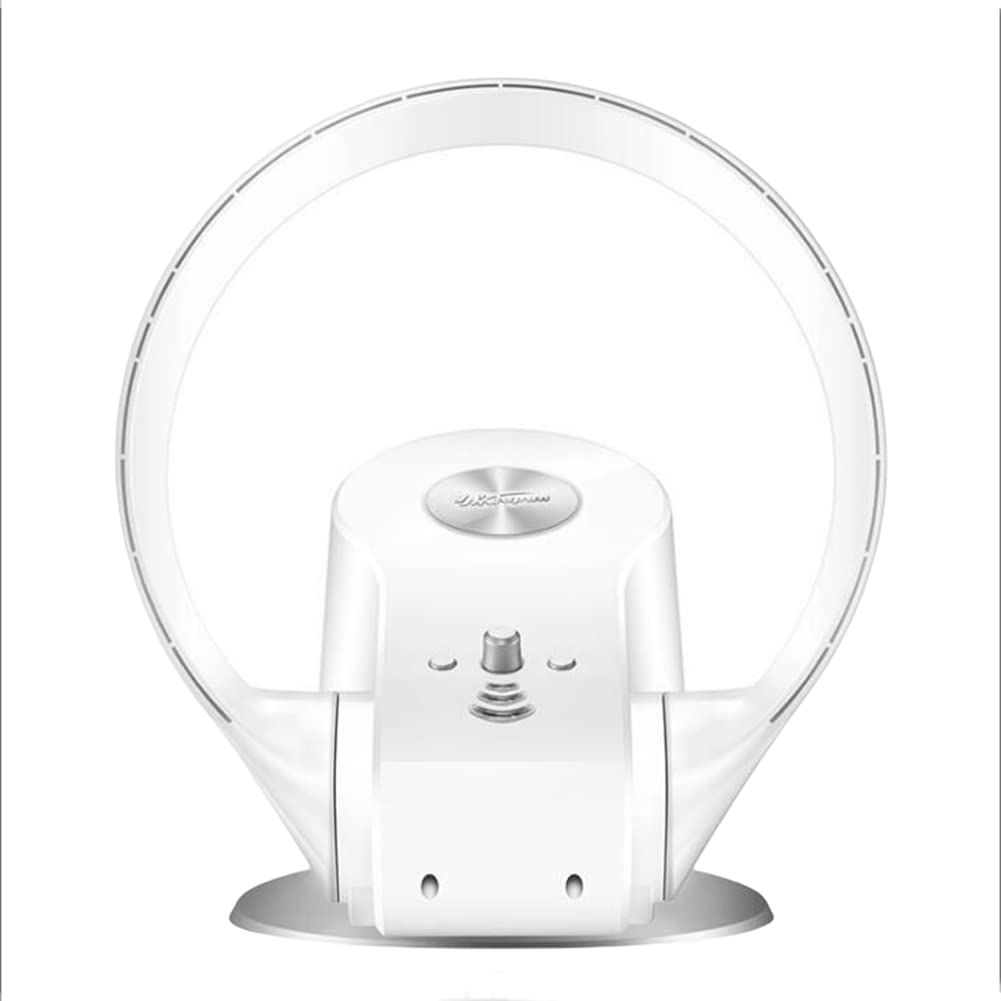 STDAX 12 Inch Wall Mounted Bladeless Fan with Remote Control, 3 Speed Settings & Timer - Ultra Quiet Air Circulator for Bedroom, Office, Living Room - Perfect for Cooling, White (Ideal for Home, Office & Dorm Use)
