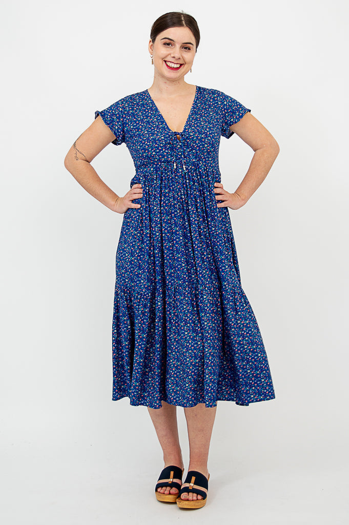 Julie Dress - Elegant Women's Floral Summer Dress | Perfect for Casual Outings, Parties & Date Nights