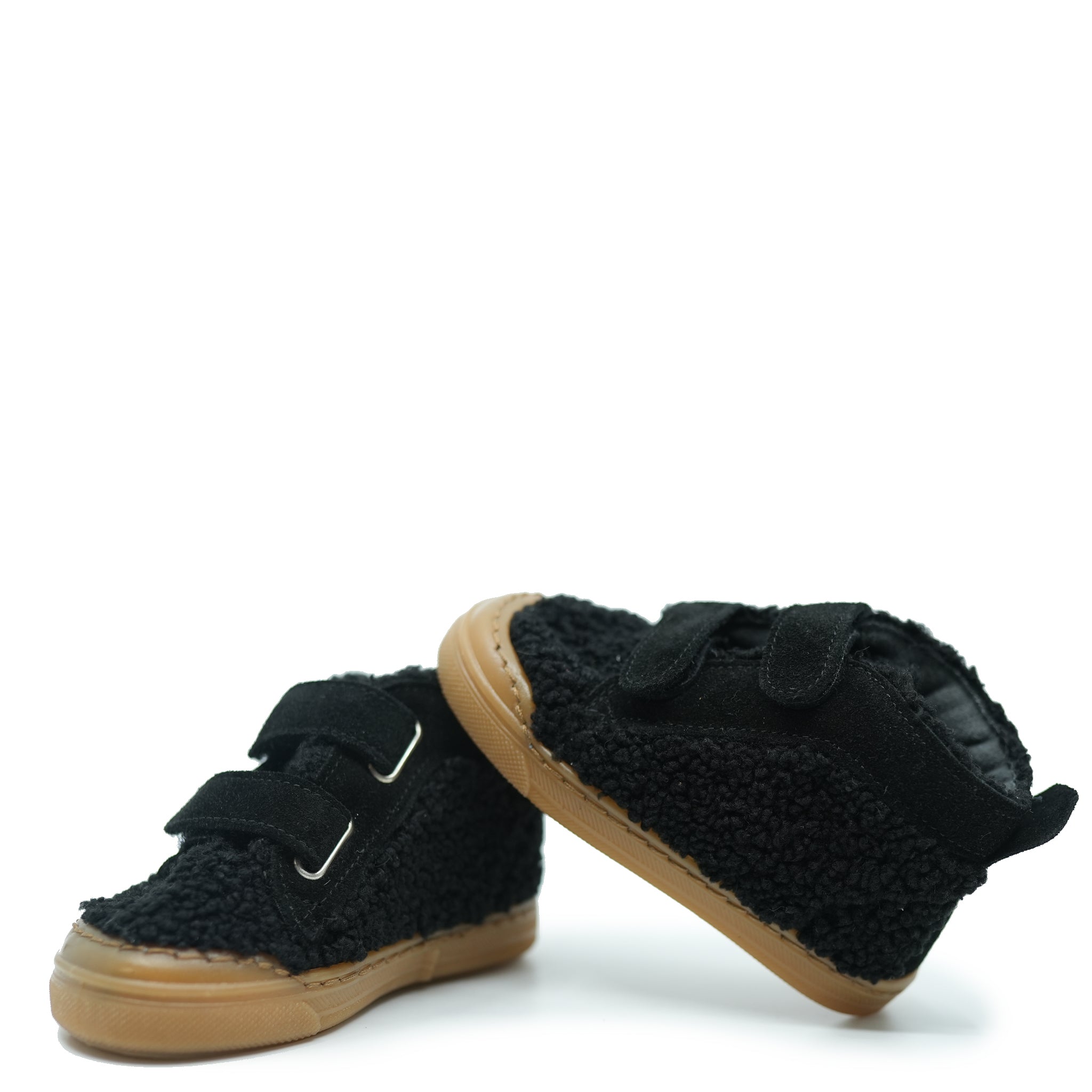 Pepe Black Shearling Sneaker Boots - Women's Winter Fashion Ankle Boots with Soft Fleece Lining for Warmth & Comfort | Perfect for Casual Outfits, Streetwear & Cold Weather