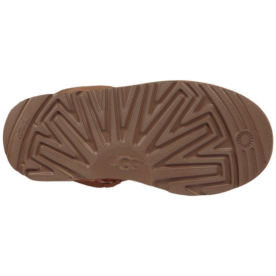 UGG Kid's Bailey Bow II Boots in Chestnut - Warm & Stylish Winter Boots for Girls & Boys - Perfect for Snow, School & Outdoor Activities