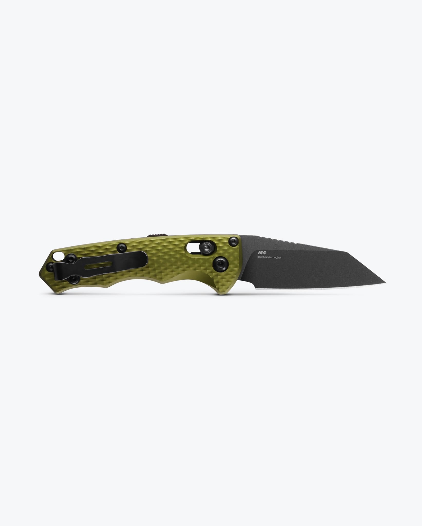 Auto Immunity™ Wharncliffe Pocket Knife - Woodland Green Aluminum Handle - EDC, Camping, Hiking & Outdoor Survival Tool