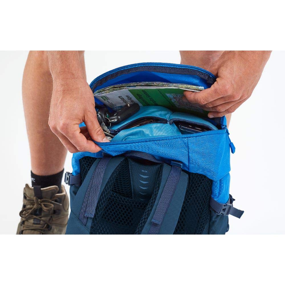 VAUDE Brenta 30 Backpack - Lightweight Hiking Daypack for Men & Women, Water-Resistant Blue Outdoor Backpack - Perfect for Trekking, Camping & Travel Adventures