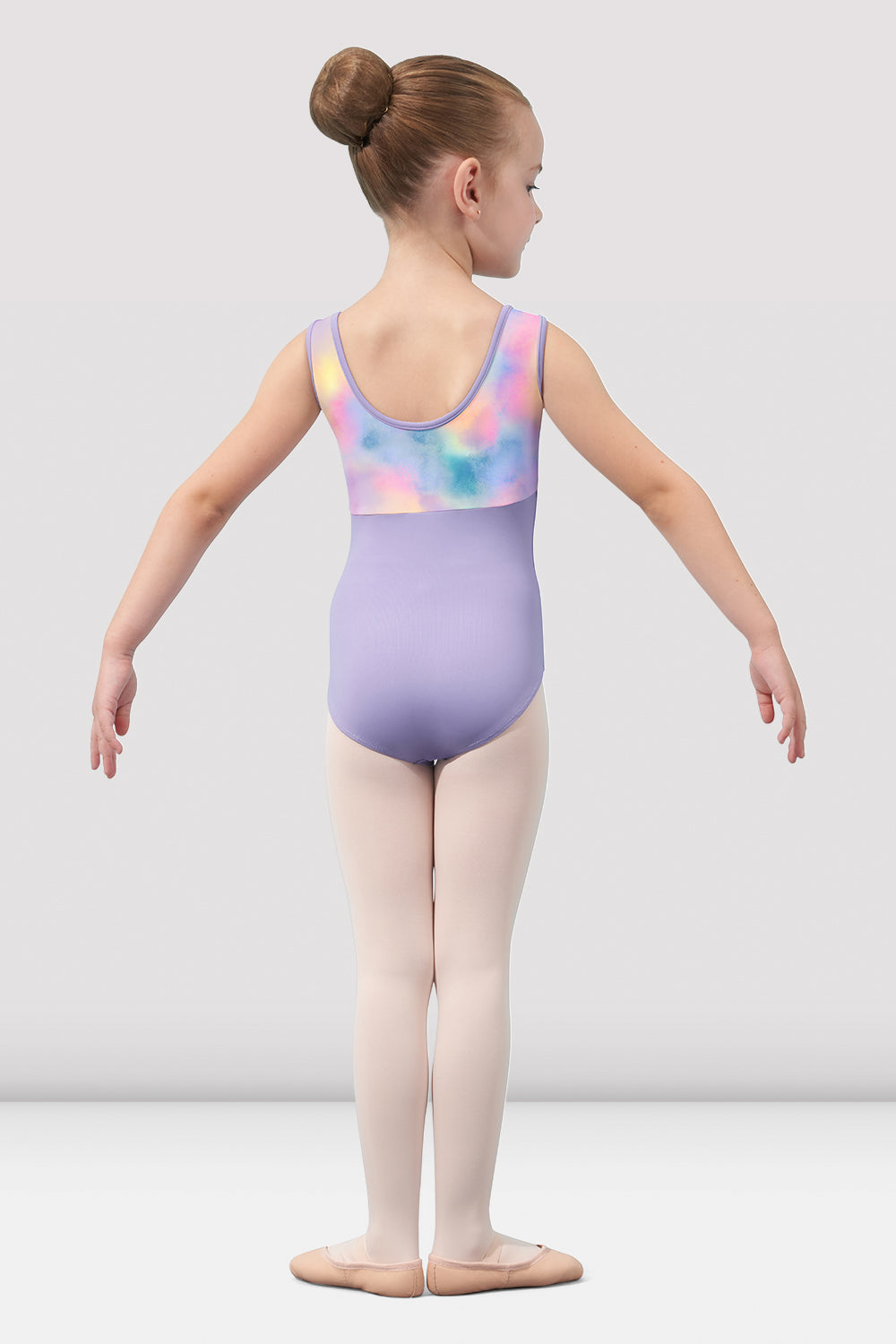 Mirella Girls Watercolor Tank Leotard - Ballet Dance Leotard for Kids, Toddler & Youth - Perfect for Ballet Class, Dance Practice & Performance