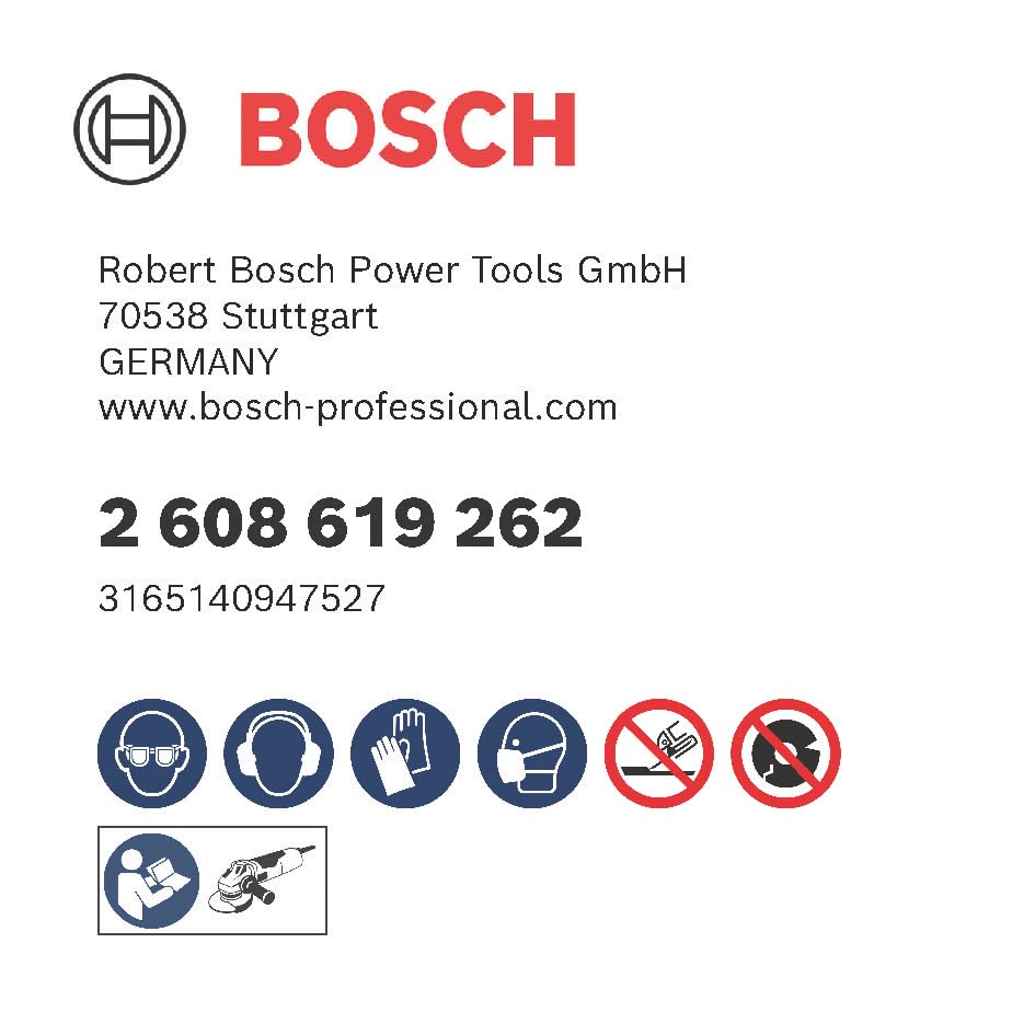 Bosch Professional X-LOCK Stainless Steel Cutting Disc - 125mm Diameter, 1mm Thickness, 22.23mm Arbor - Angle Grinder Accessory for Metalworking & DIY Projects